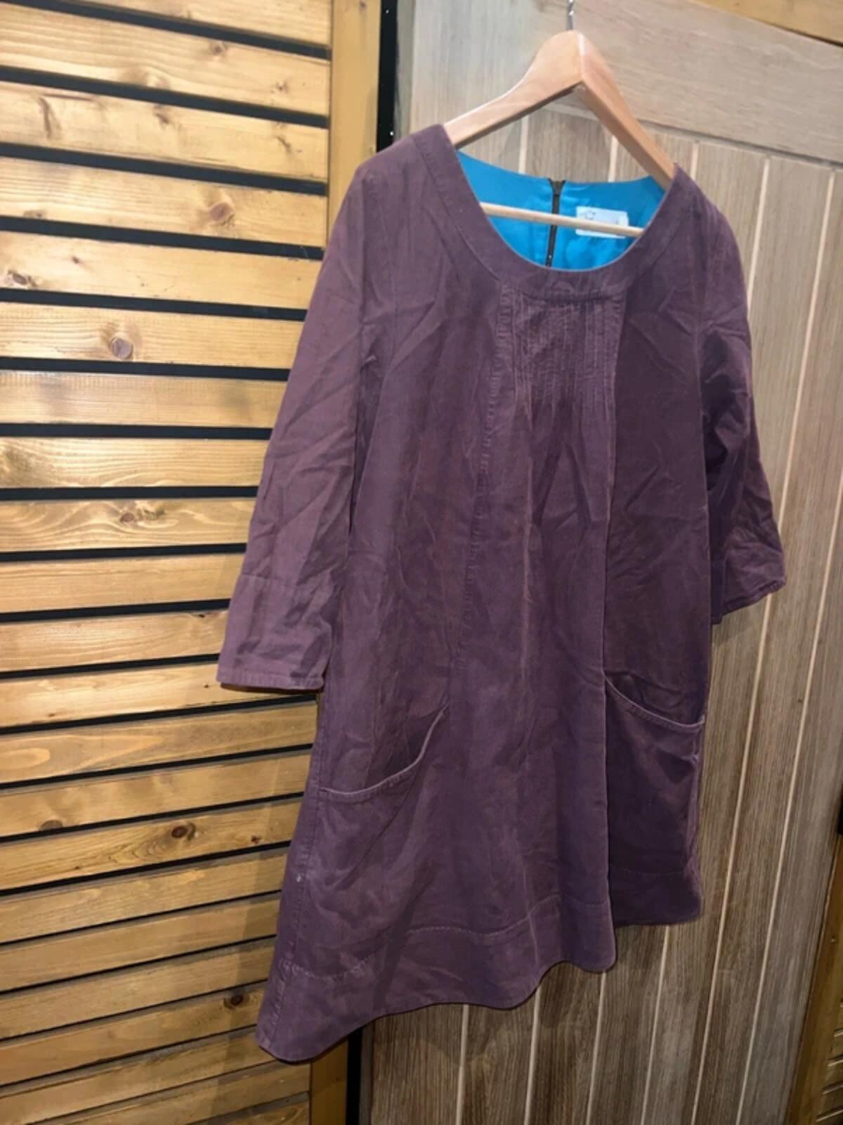 Seasalt Needlecord Kittiwake Half Sleeve Mini Dress 12