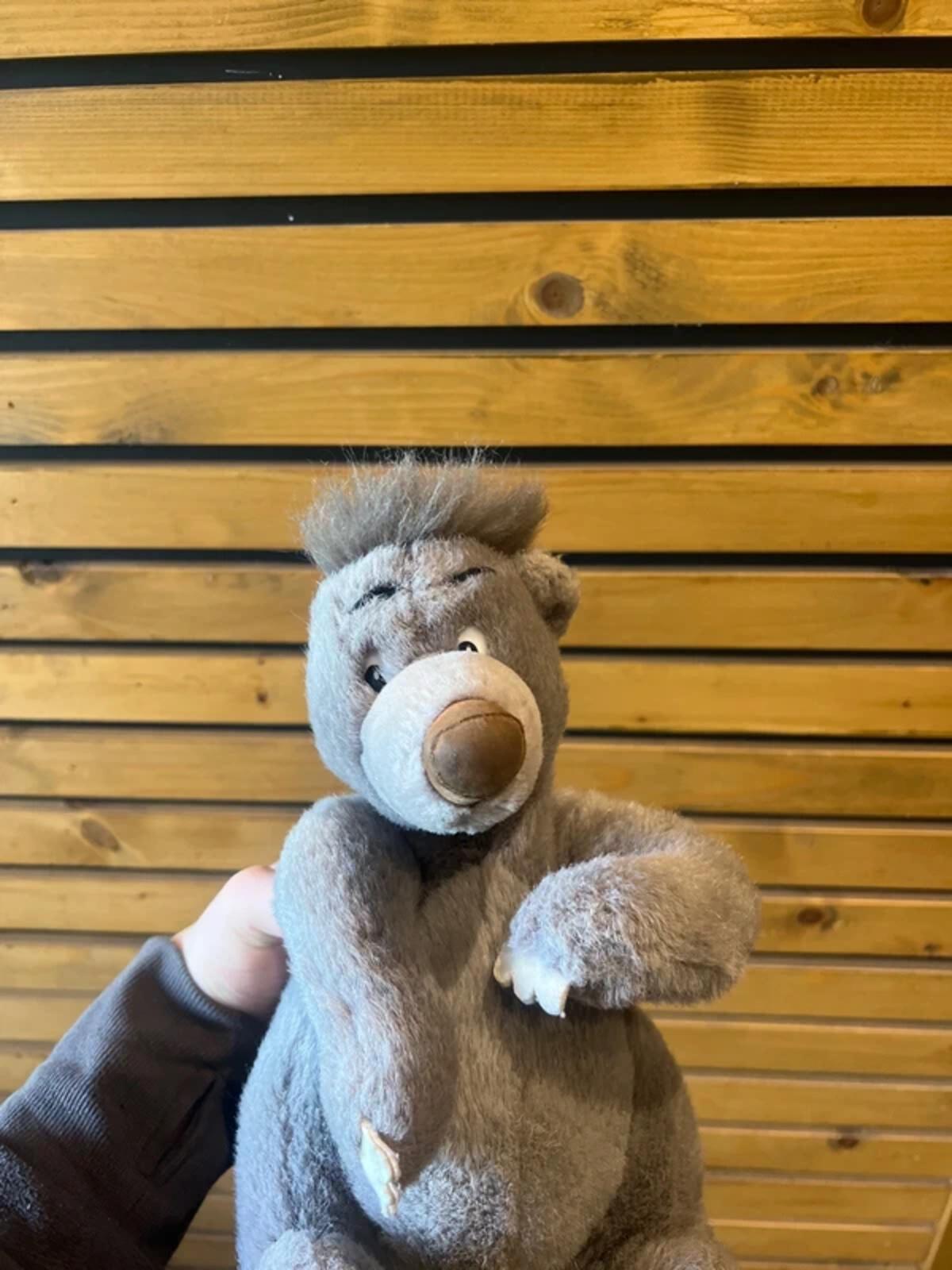 Vintage Euro Disney The Jungle Book Baloo Plush Toy