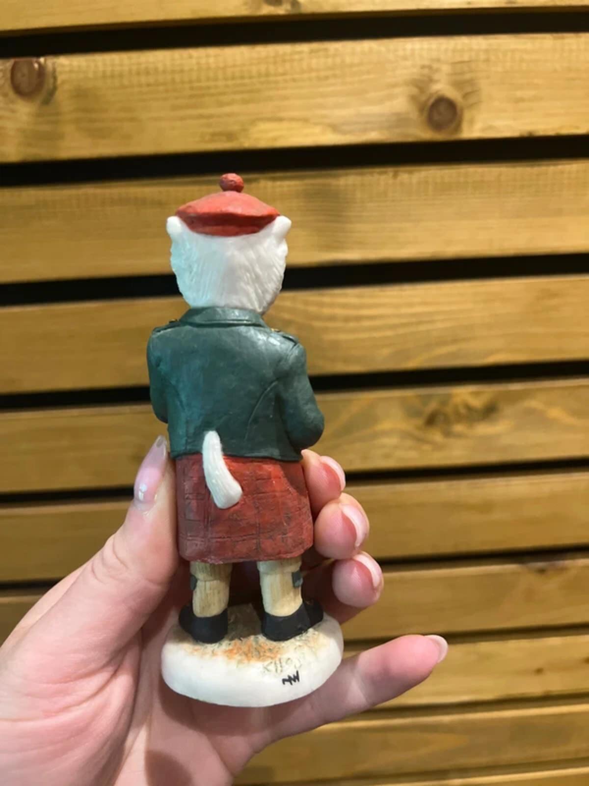Robert Harrop Vintage 1990 Highland Terrier Dog Resin Figurine