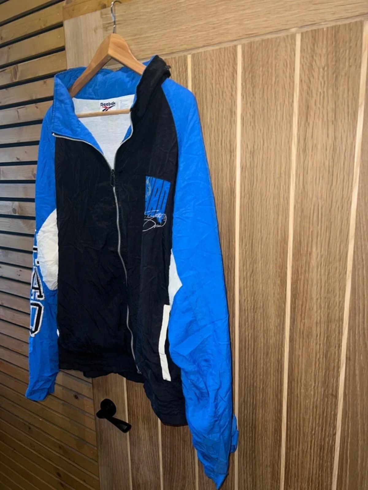 Vintage 1996 NBA Reebok Shaq O’Neal Orlando Magic #32 Shell Track Jacket