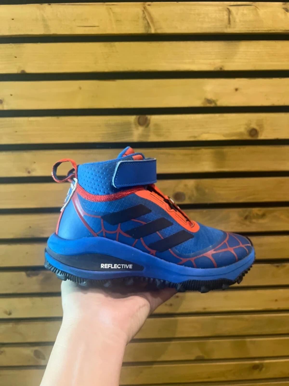 Adidas Marvel Spiderman Fortarun Mid Trainers UK1.5