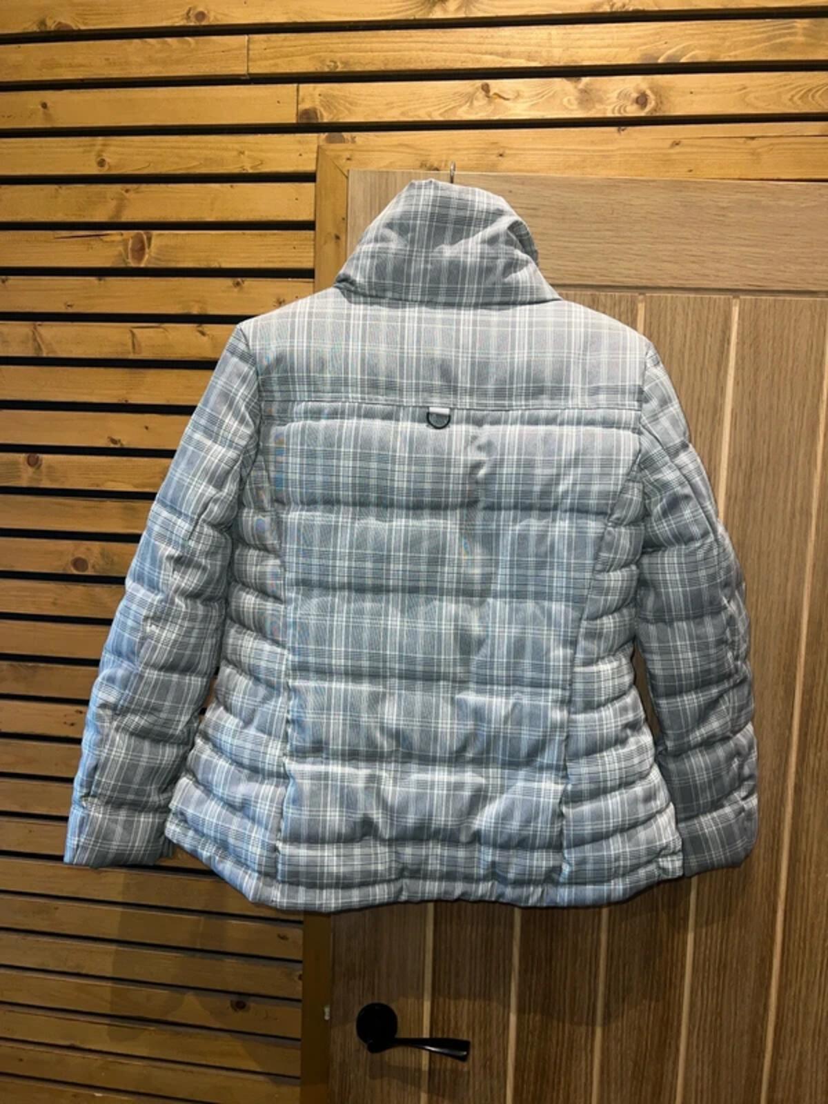 Next Petite White Plaid Padded Jacket 12