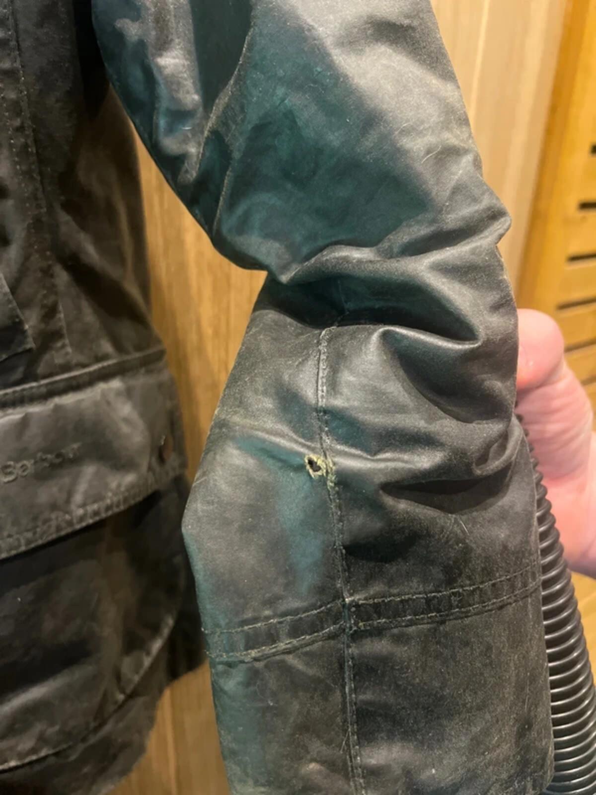 Barbour Beadnell Olive Green Wax Jacket 8