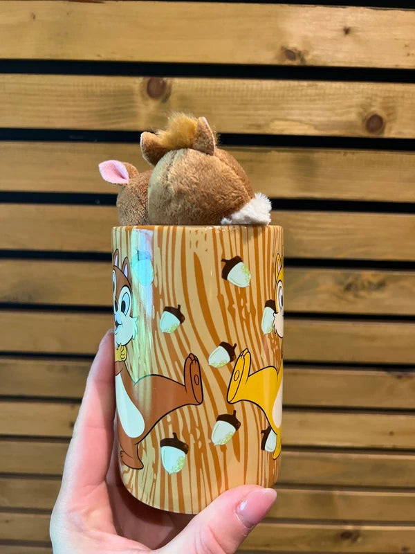 Disney Store Chip 'n Dale Mug & Plush Set