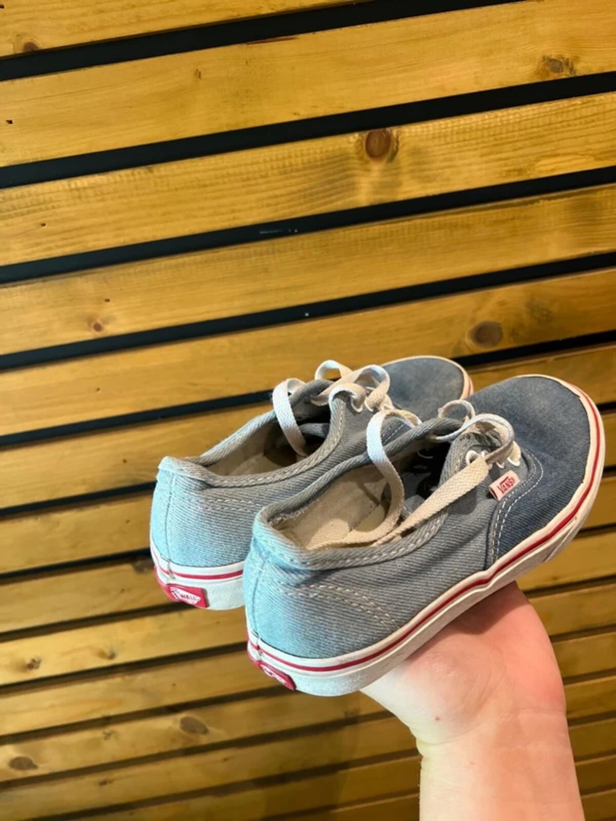 VANS Denim Blue Old Skool Trainers UK1