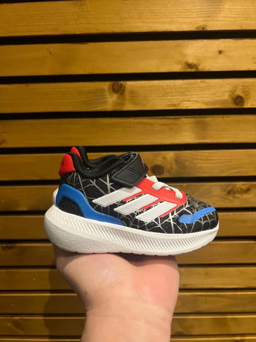 Adidas x Marvel Spiderman Black Web Trainers UK5K