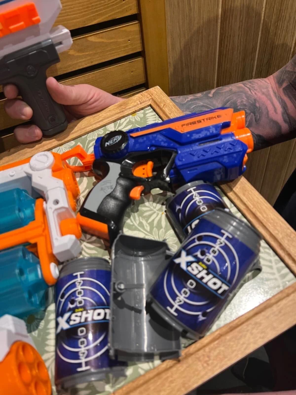 Nerf & Zuru X Shot Toy Gun Set Bundle