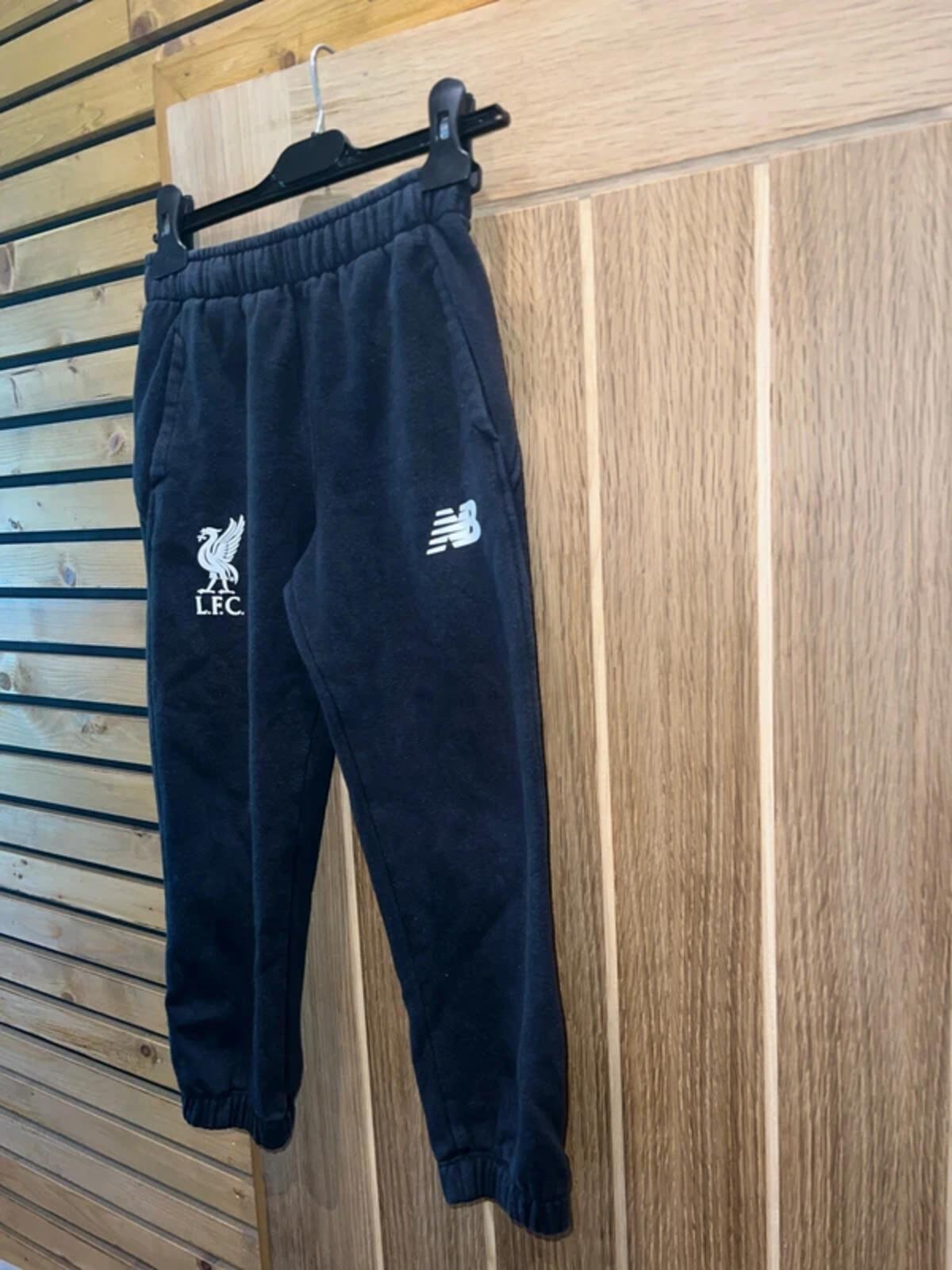 Liverpool FC New Balance Black Joggers 7Y