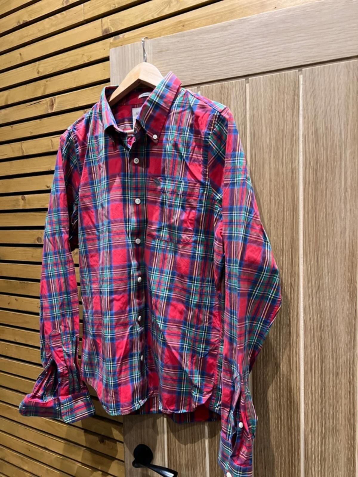 Abercrombie & Fitch Red Tartan Shirt XL