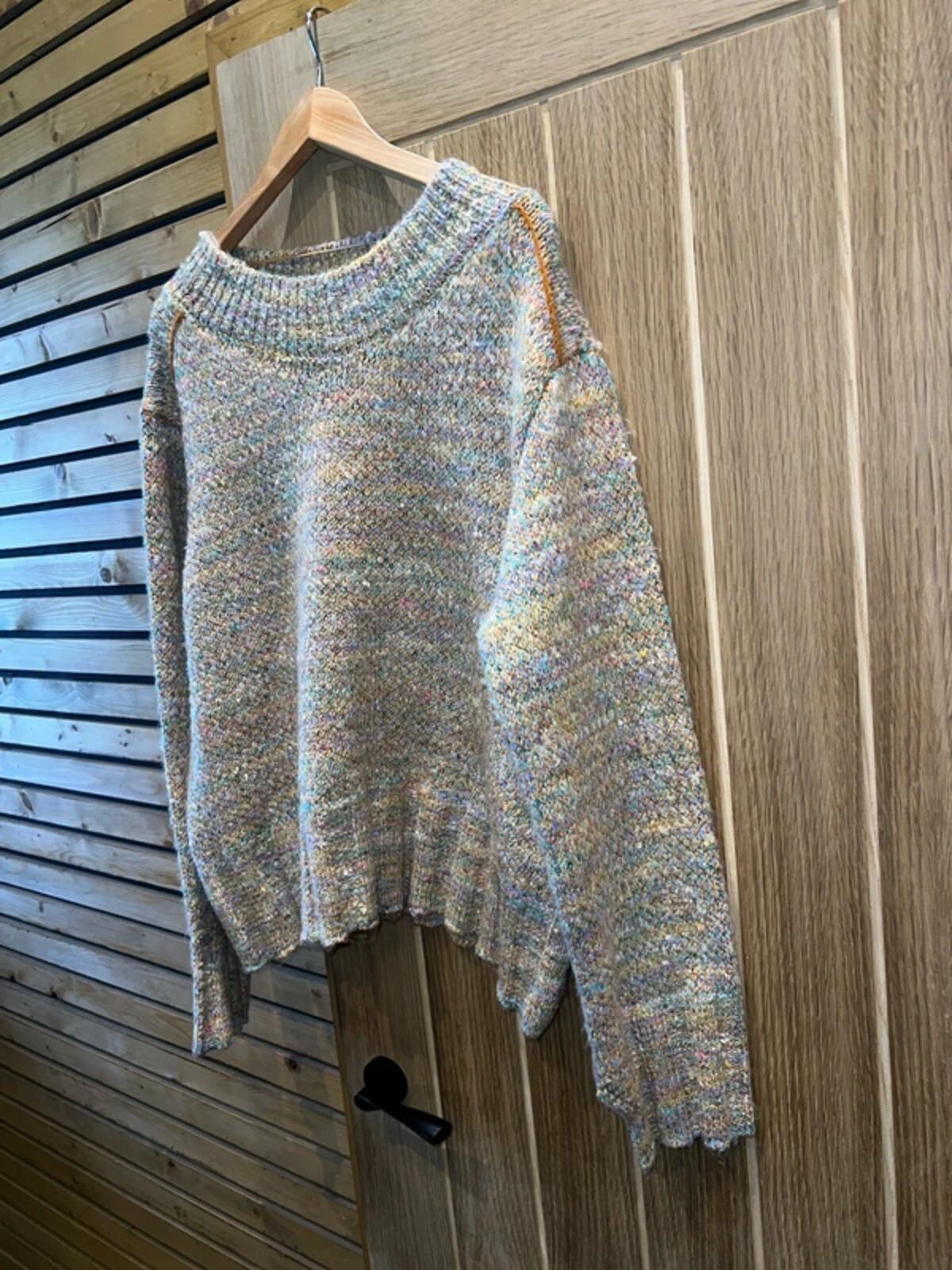 Free People Cotton Candy Gardenia Knit Jumper M NEW