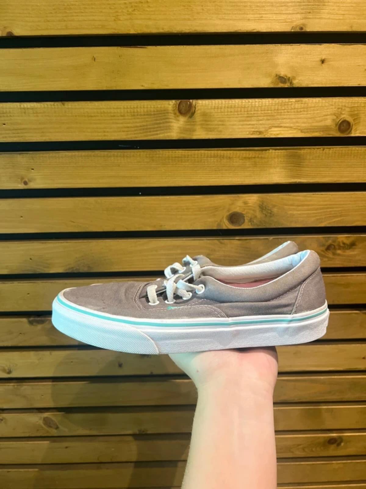 Vans Grey Canvas Trainers UK5