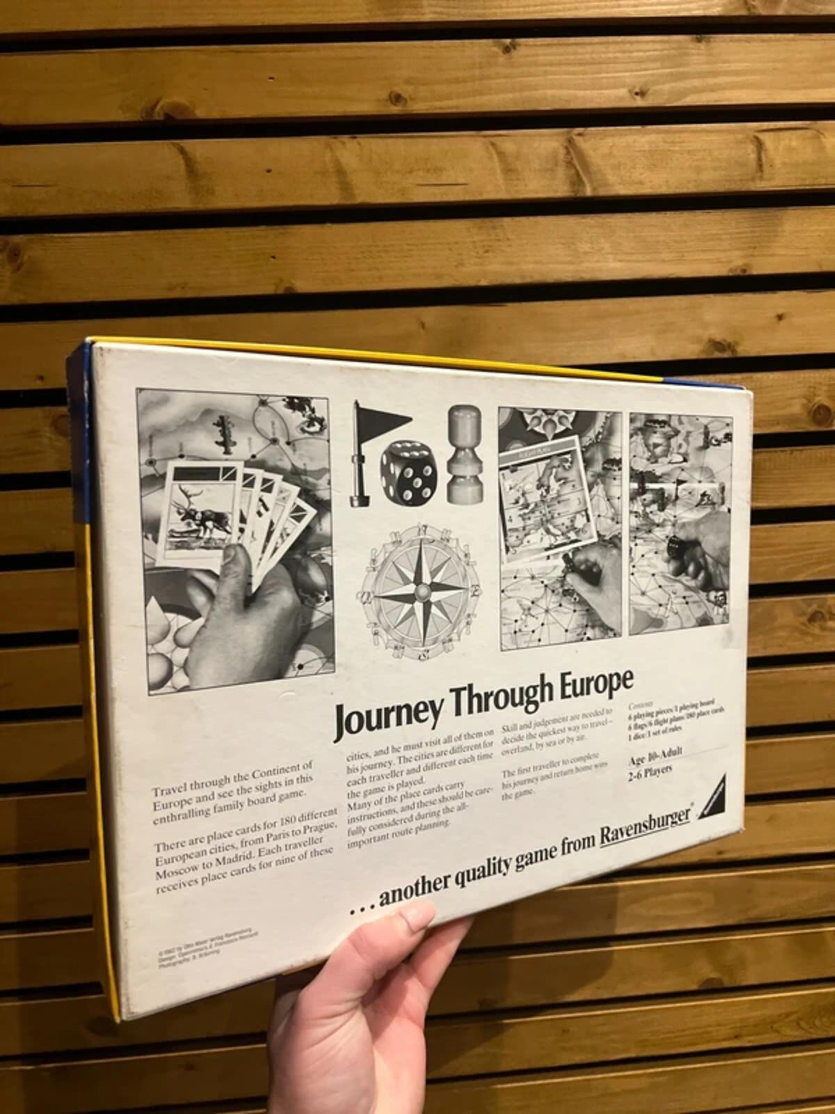 Journey Through Europe Vintage 1982 Board Game