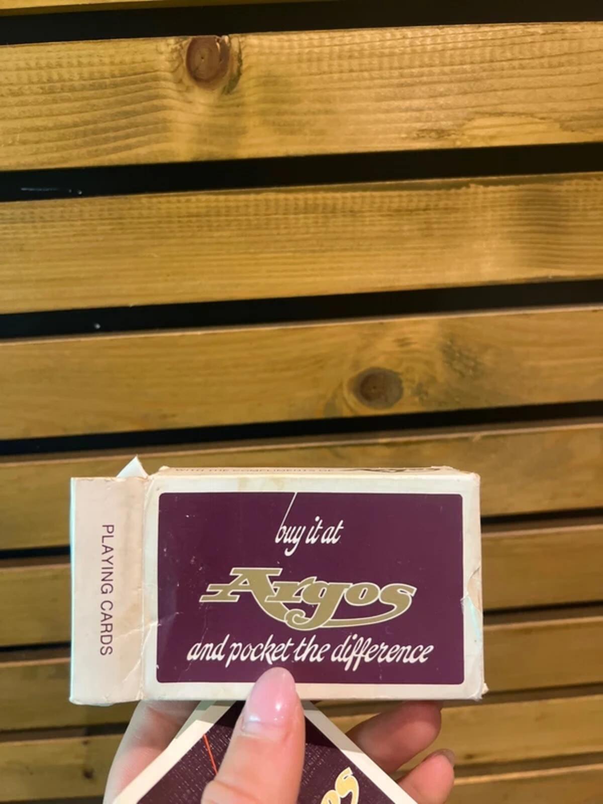 Vintage 1970s Argos Deck of Playing Cards