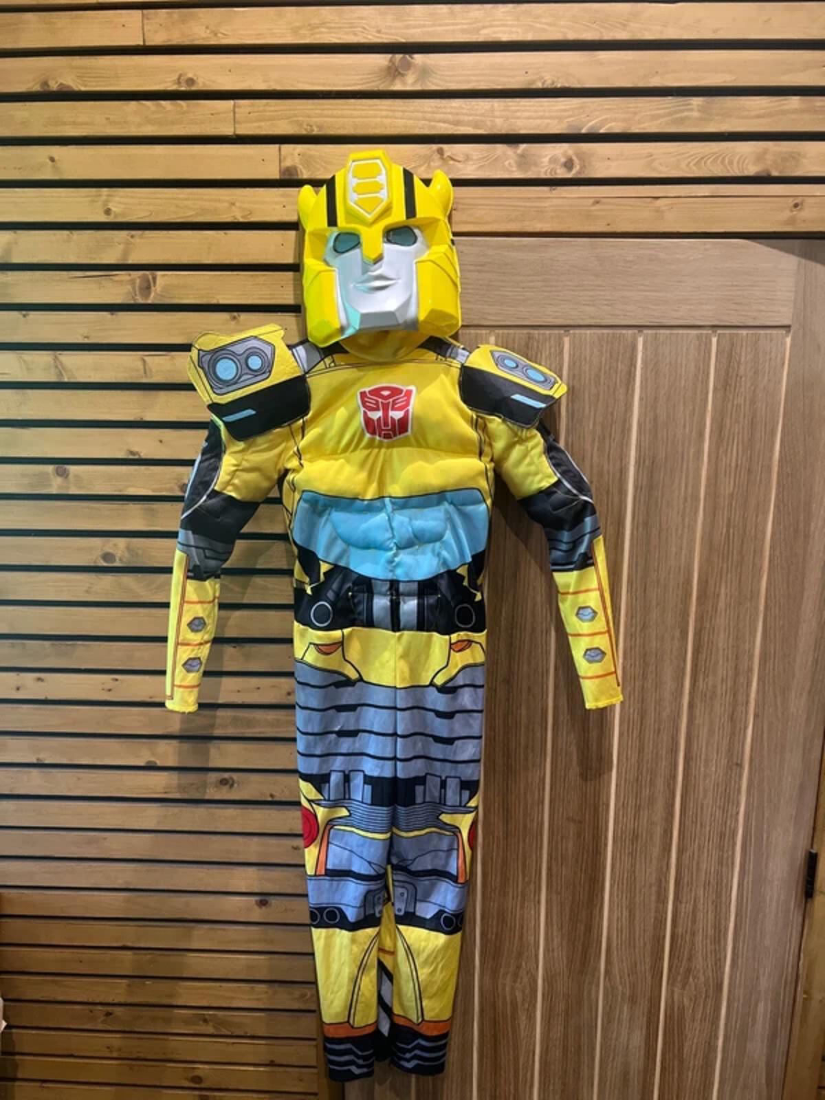 Transformers Hasbro Bumblebee Fancy Dress Costume & Mask 7-8Y