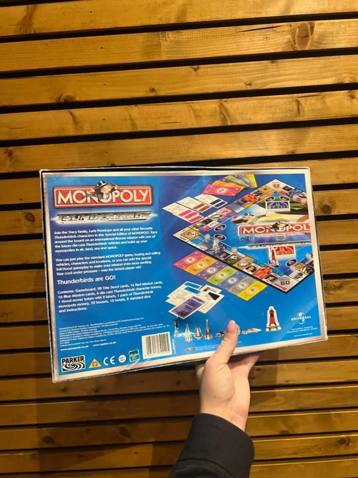 Monopoly Thunderbirds Vintage 2004 Board Game Special Edition