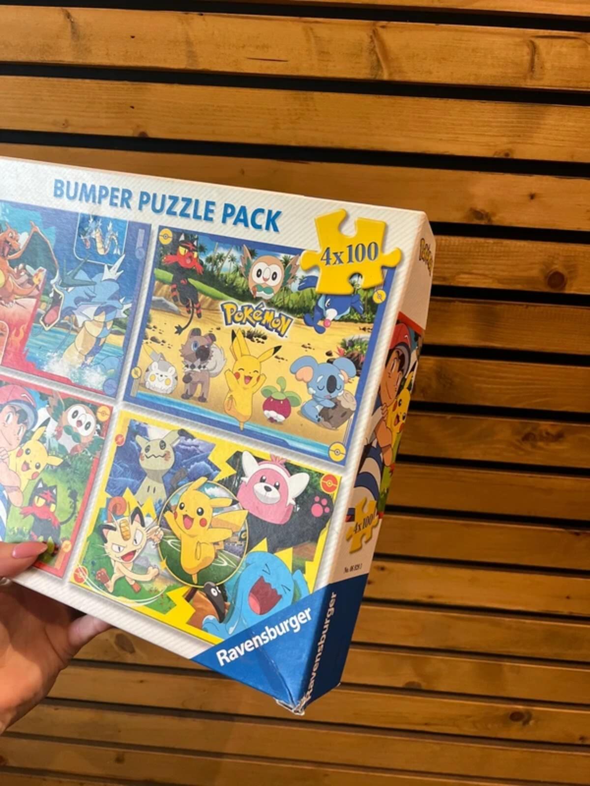 Pokemon 4 x 100 Piece Jigsaw Puzzles