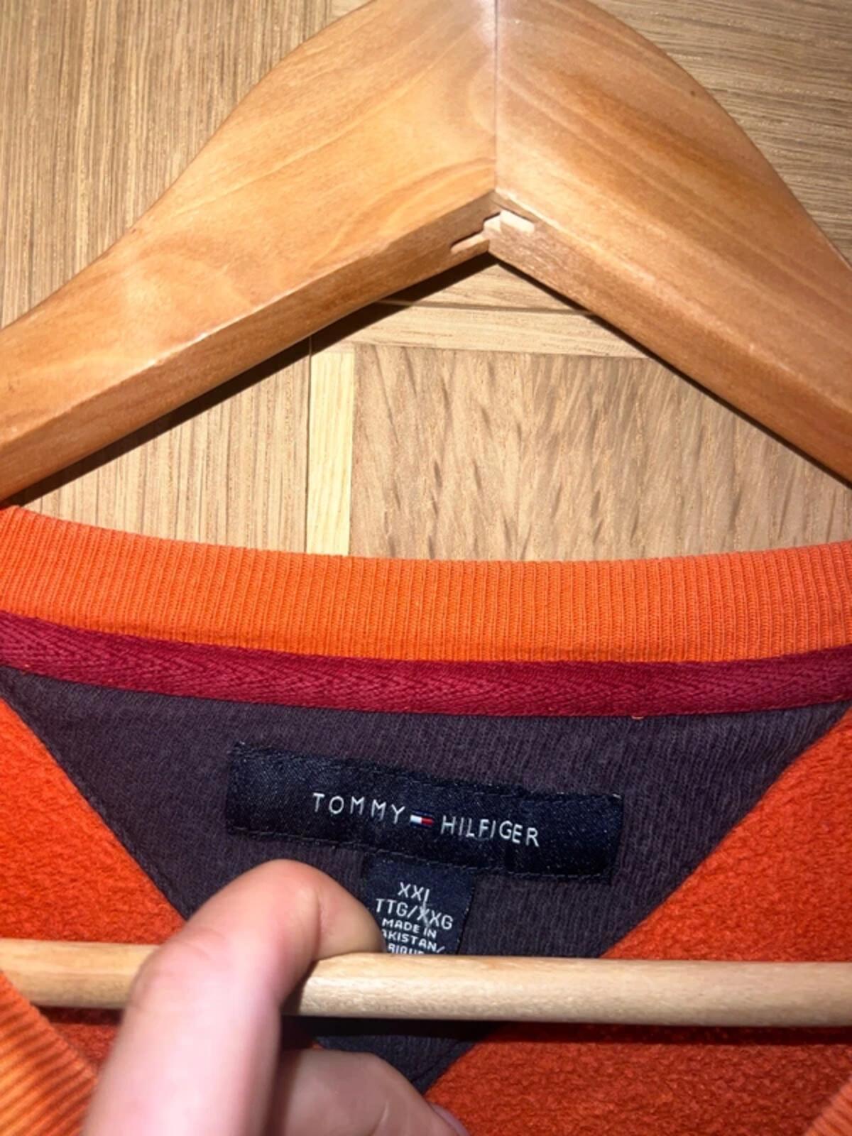 Tommy Hilfiger Orange Tie Dye Sunset Sweatshirt XXL