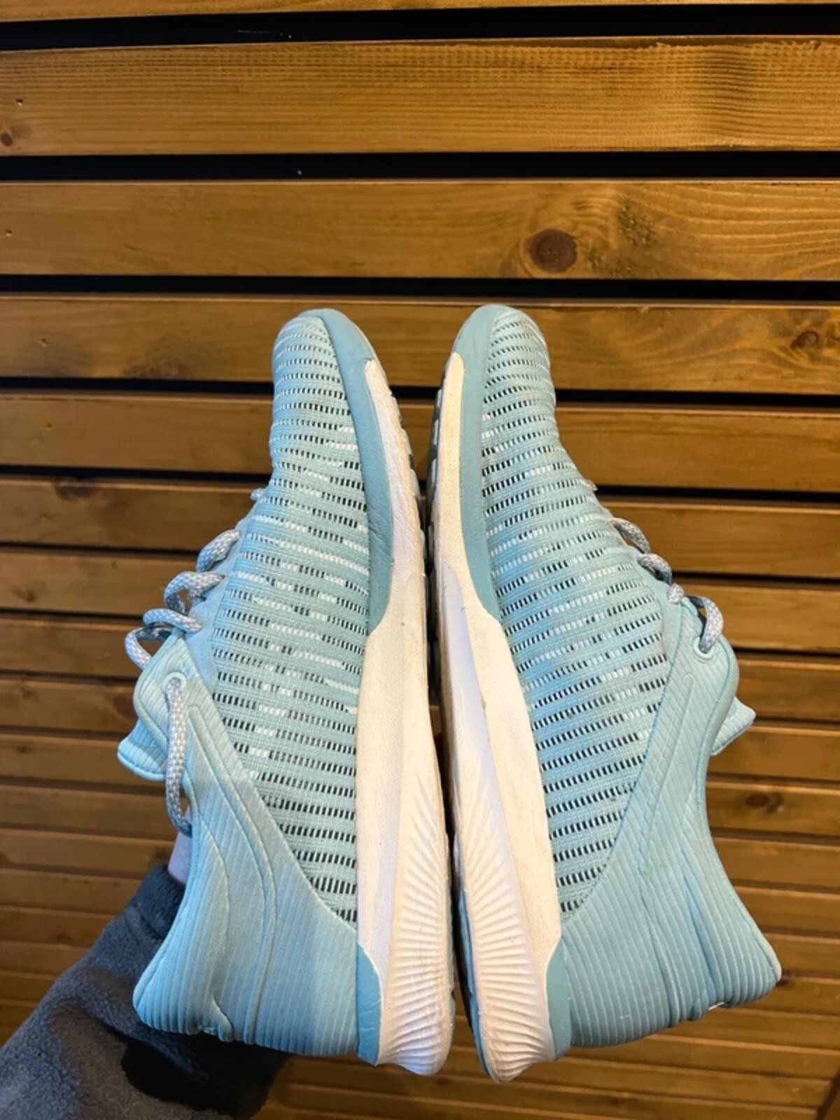 Asics FuseX Rush Adapt Light Blue Running Trainers UK6