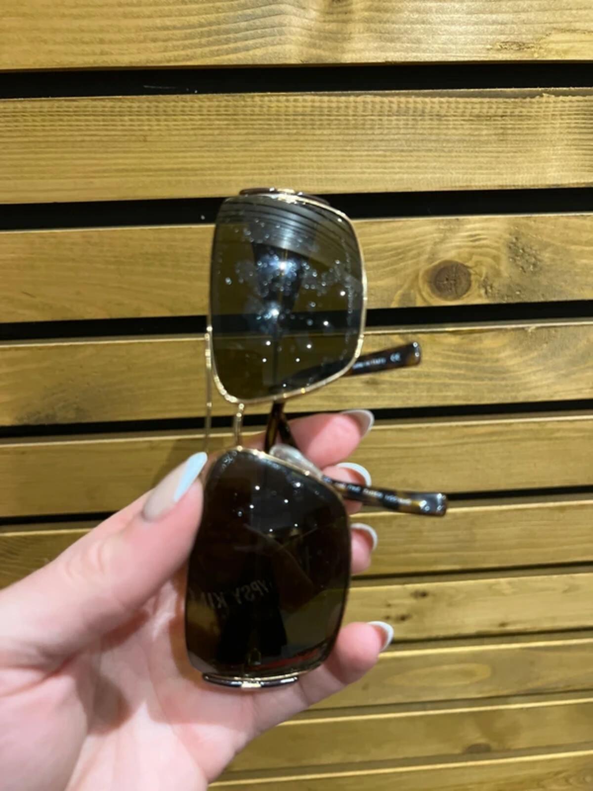 Prada Vintage SPR 55H Square Tortoise Sunglasses With Case