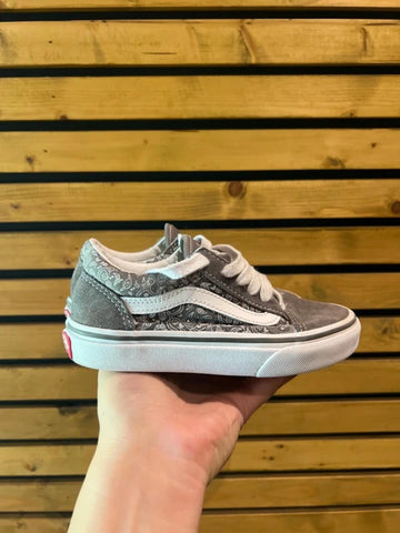 Vans Old Skool Paisley Suede Trainers UK12