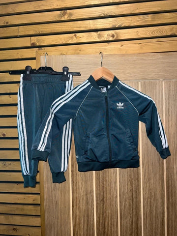 Adidas Originals Adicolour SST Dark Green Tracksuit 18-24m