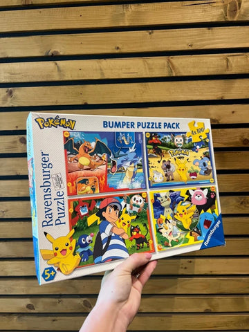 Pokemon 4 x 100 Piece Jigsaw Puzzles