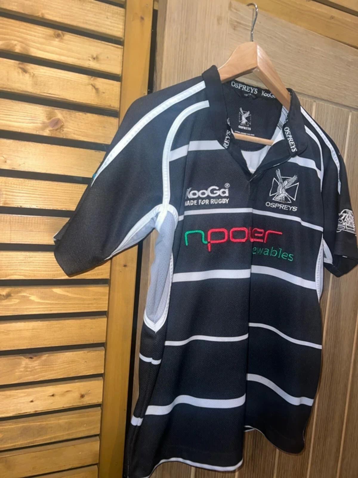 Vintage 2006/2007 Welsh Ospreys Rugby Jersey 14-16Y