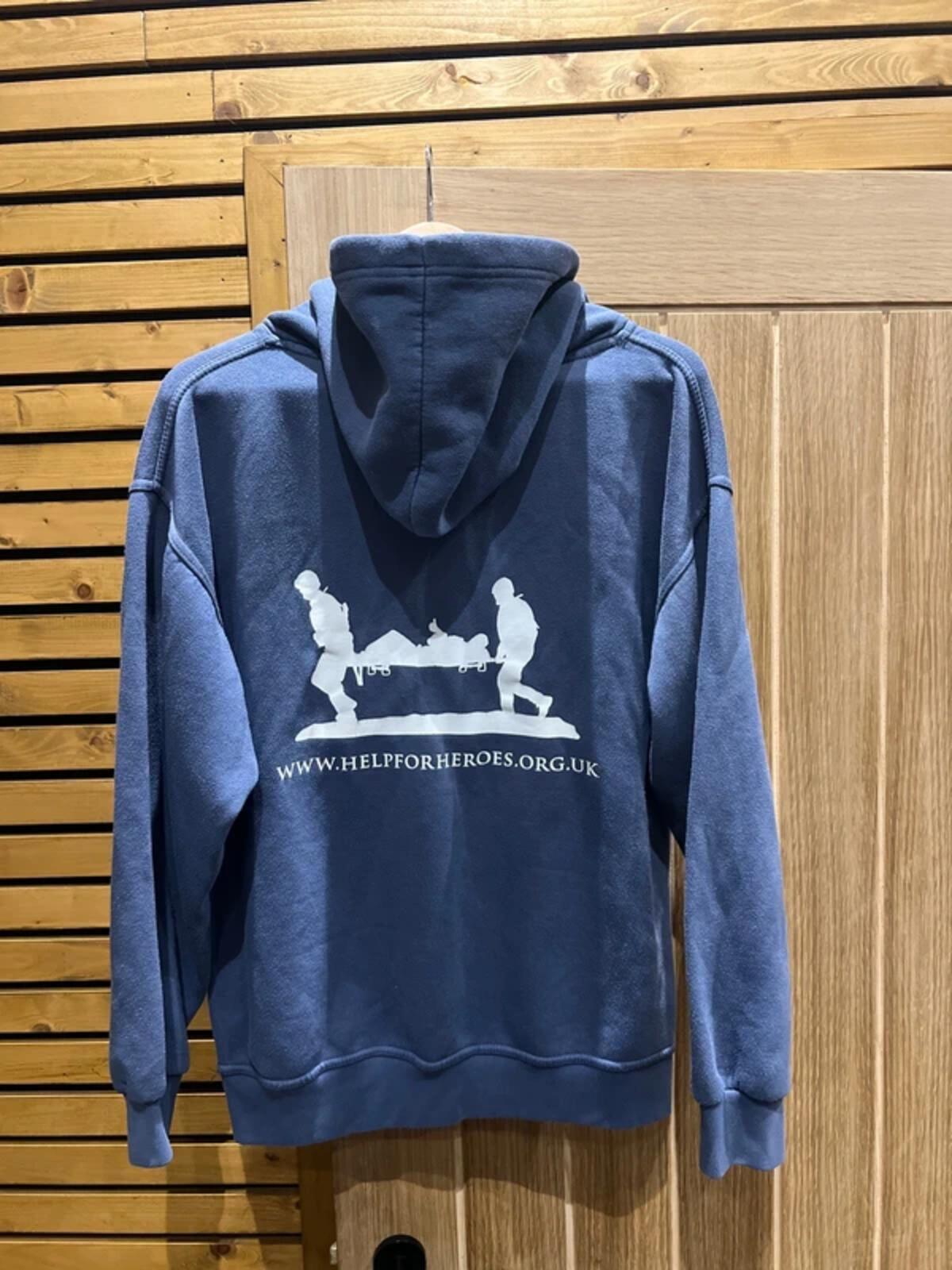 Help For Heroes Powder Blue Hoodie S