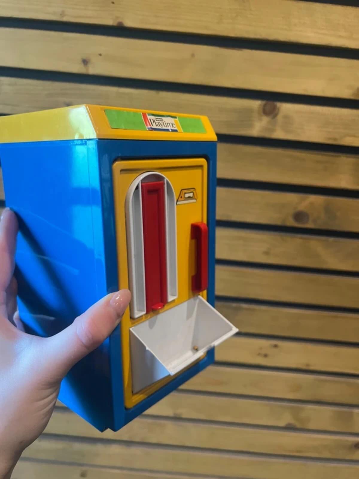 Vintage 1970s Pedigree Playtime Ironing Cupboard & Washing Machine Toy