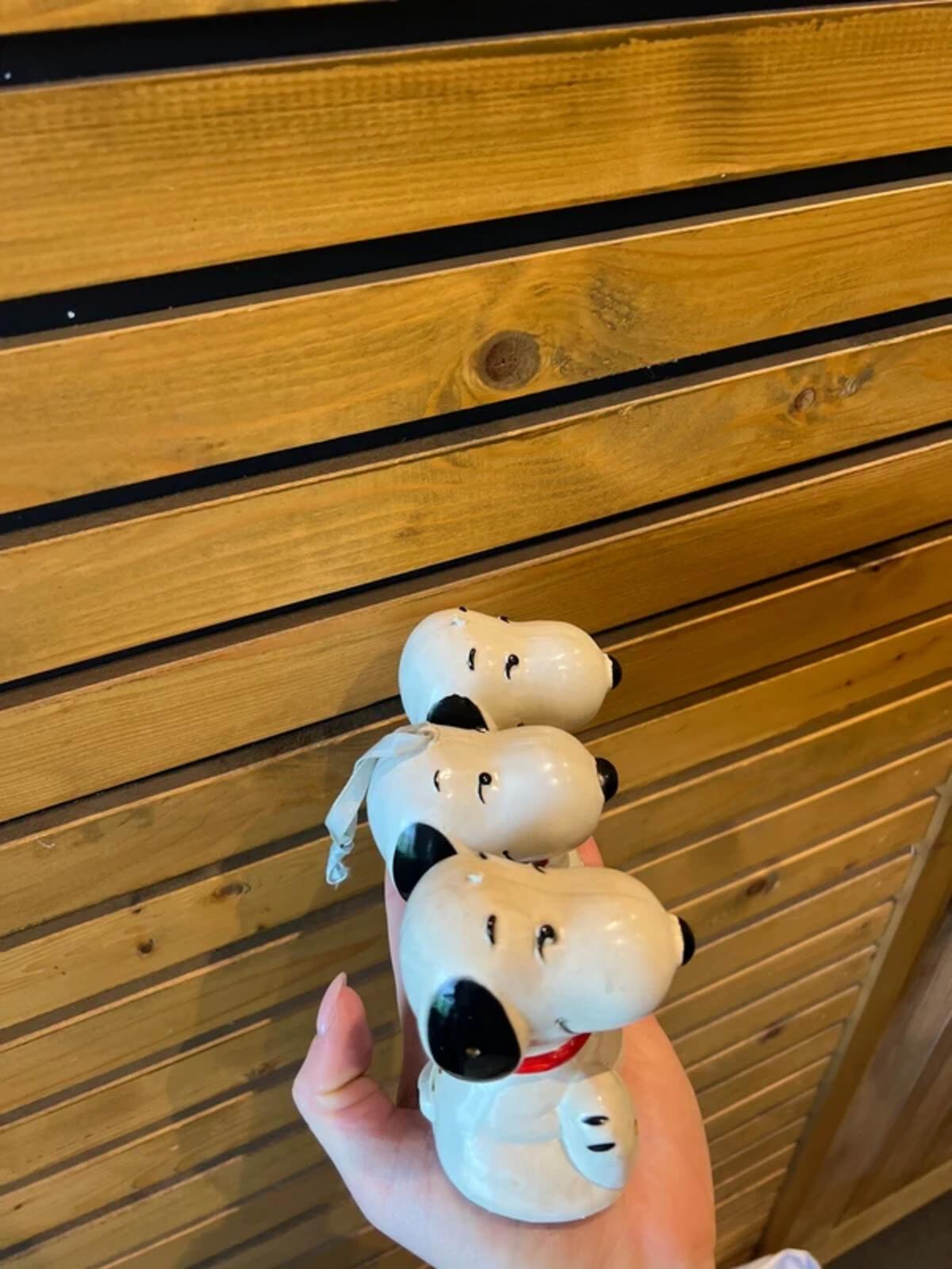 Vintage 1972 Snoopy Peanuts Woodstock Hanging Pot Pourri Pomander Figures