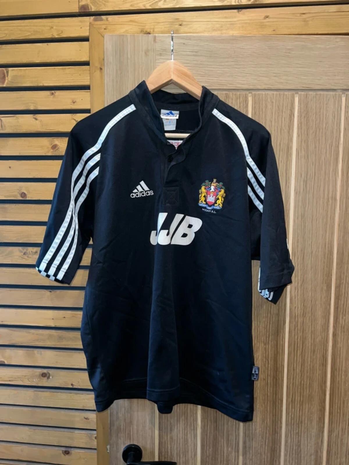 Vintage 2001 Wigan Warriors Adidas Rugby Jersey M