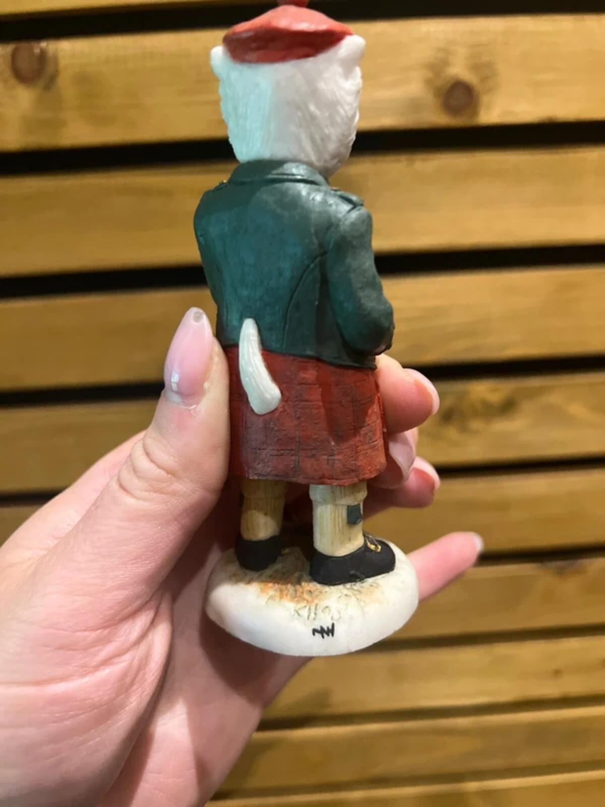 Robert Harrop Vintage 1990 Highland Terrier Dog Resin Figurine