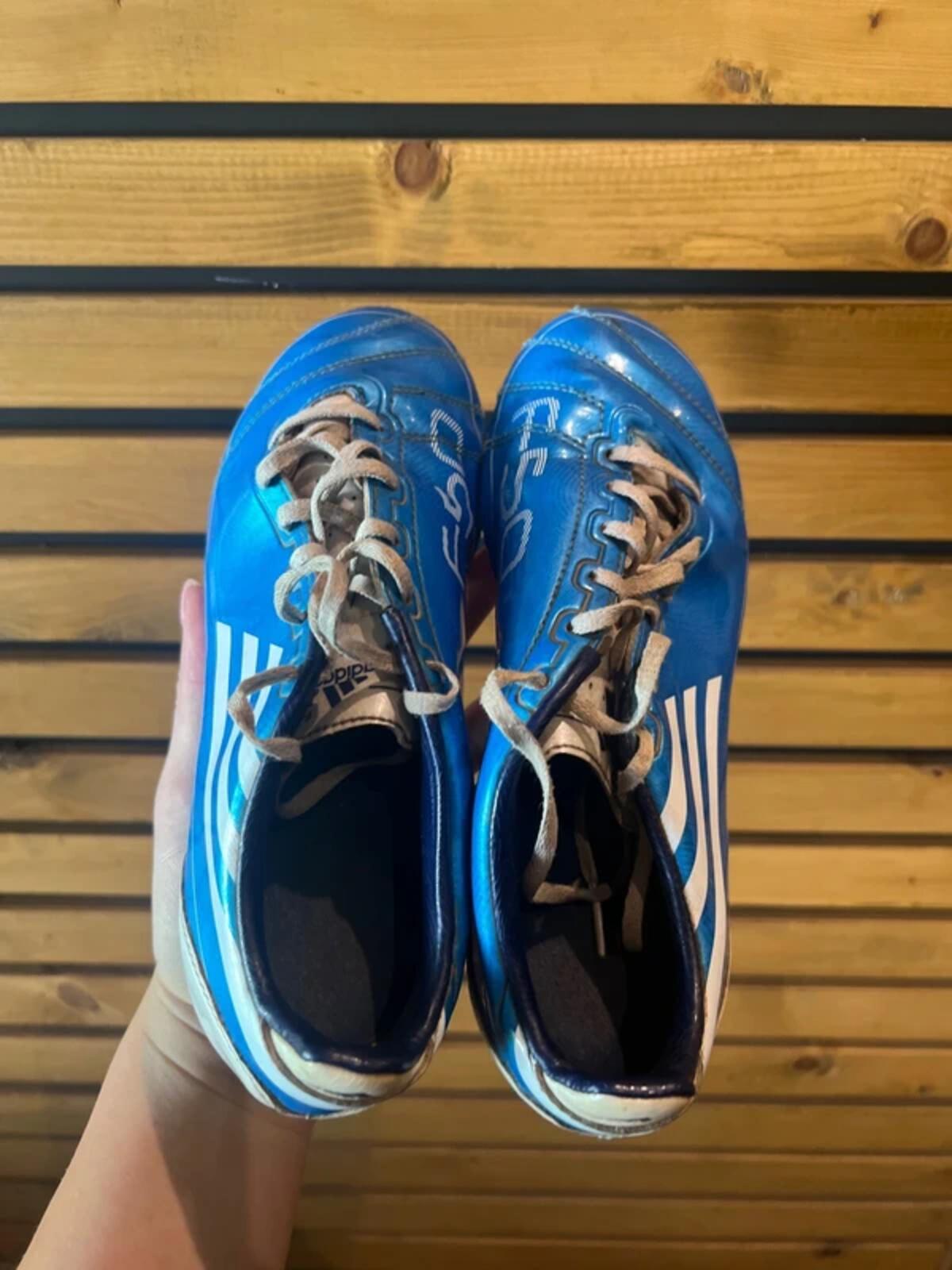 Vintage 2010 Adidas F50 Blue Football Boots UK3