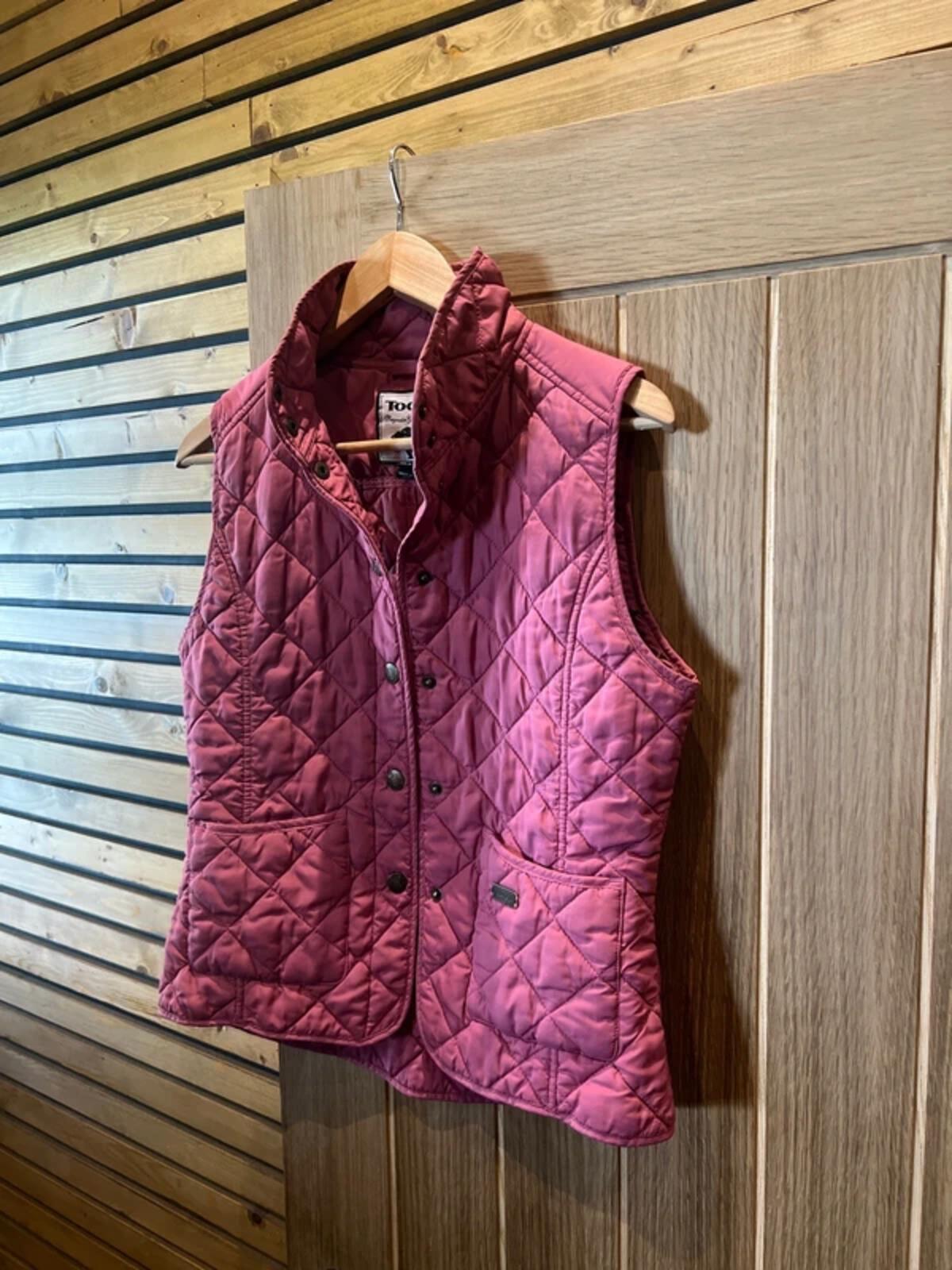 Toggi Equestrian Mauve Pink Quilted Gilet 10