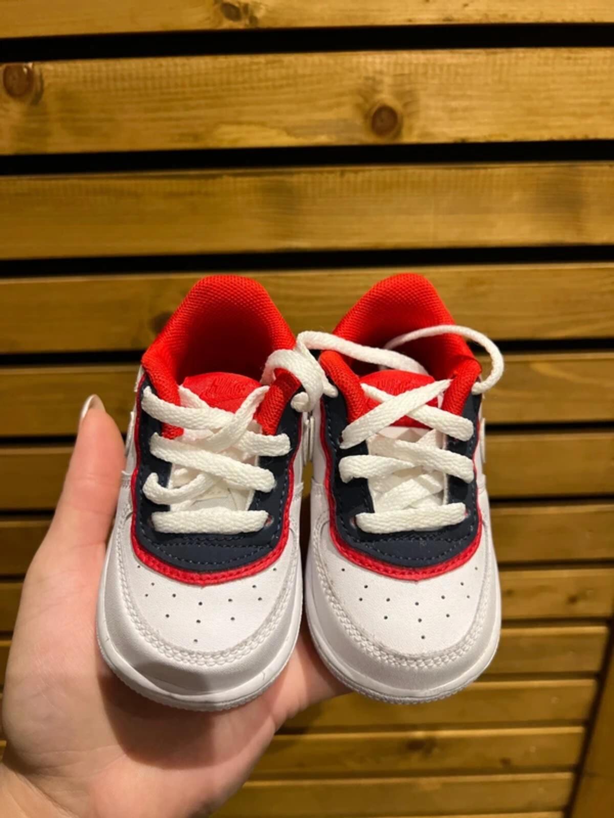 Nike Air Force 1 One LV8 Double Layer White Trainers UK3.5