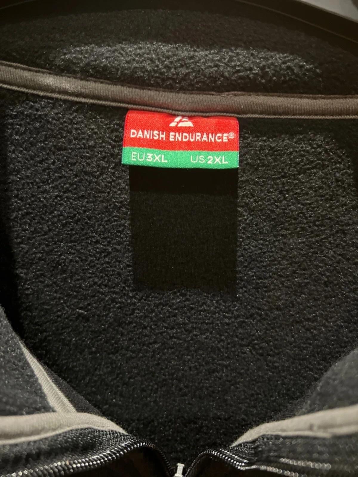 Danish Endurance Black Micro Fleece Jacket 3XL