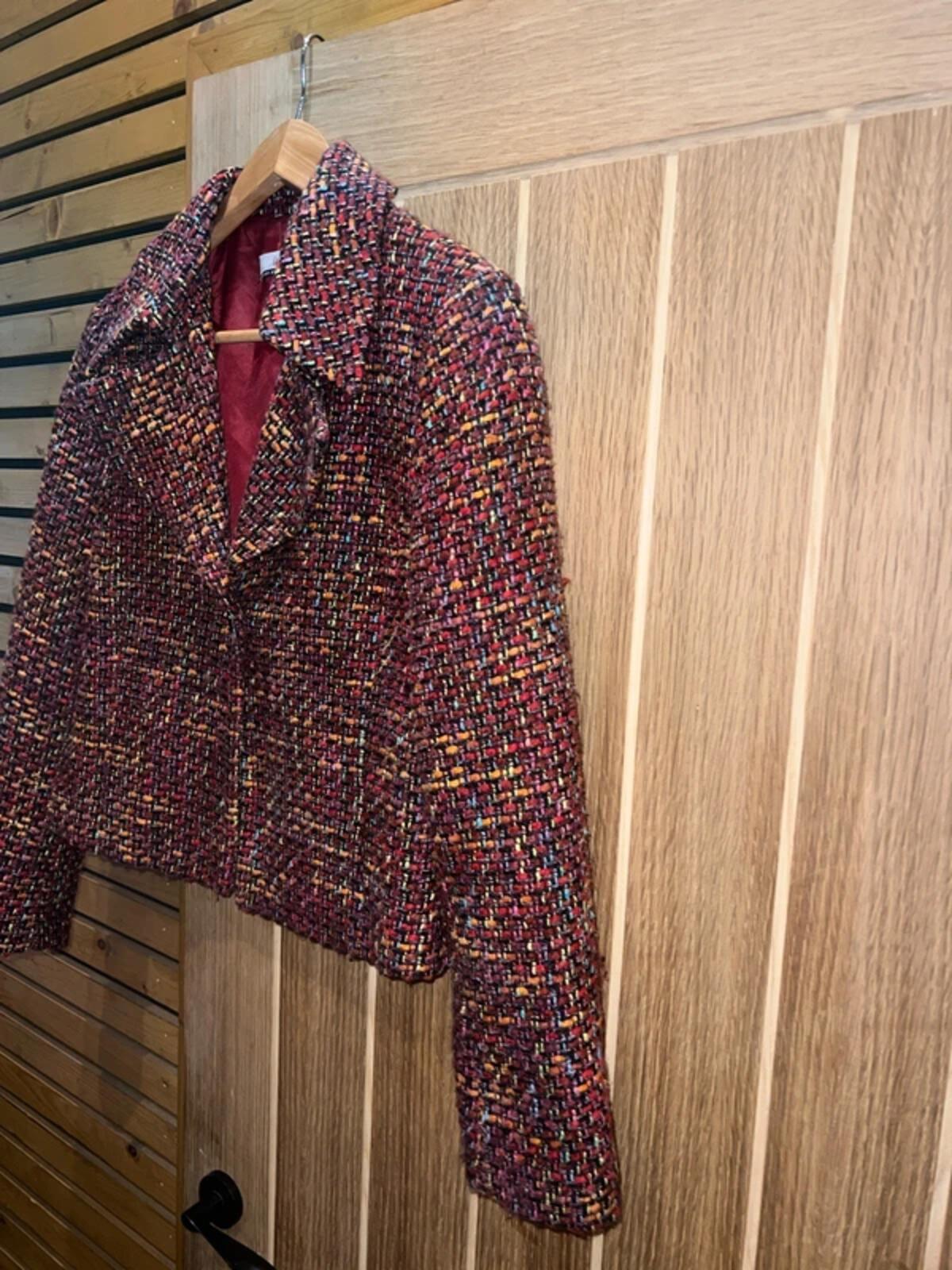 La Strada Vintage Wool Blazer Jacket 36