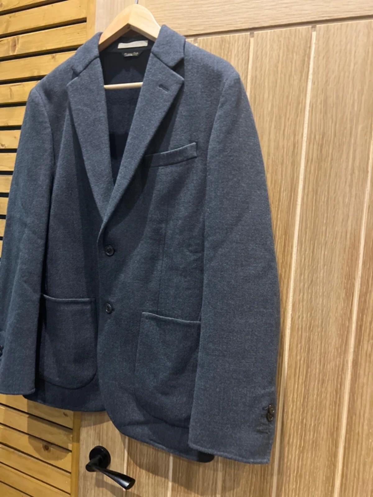 Massimo Dutti Grey Wool Blazer S/M
