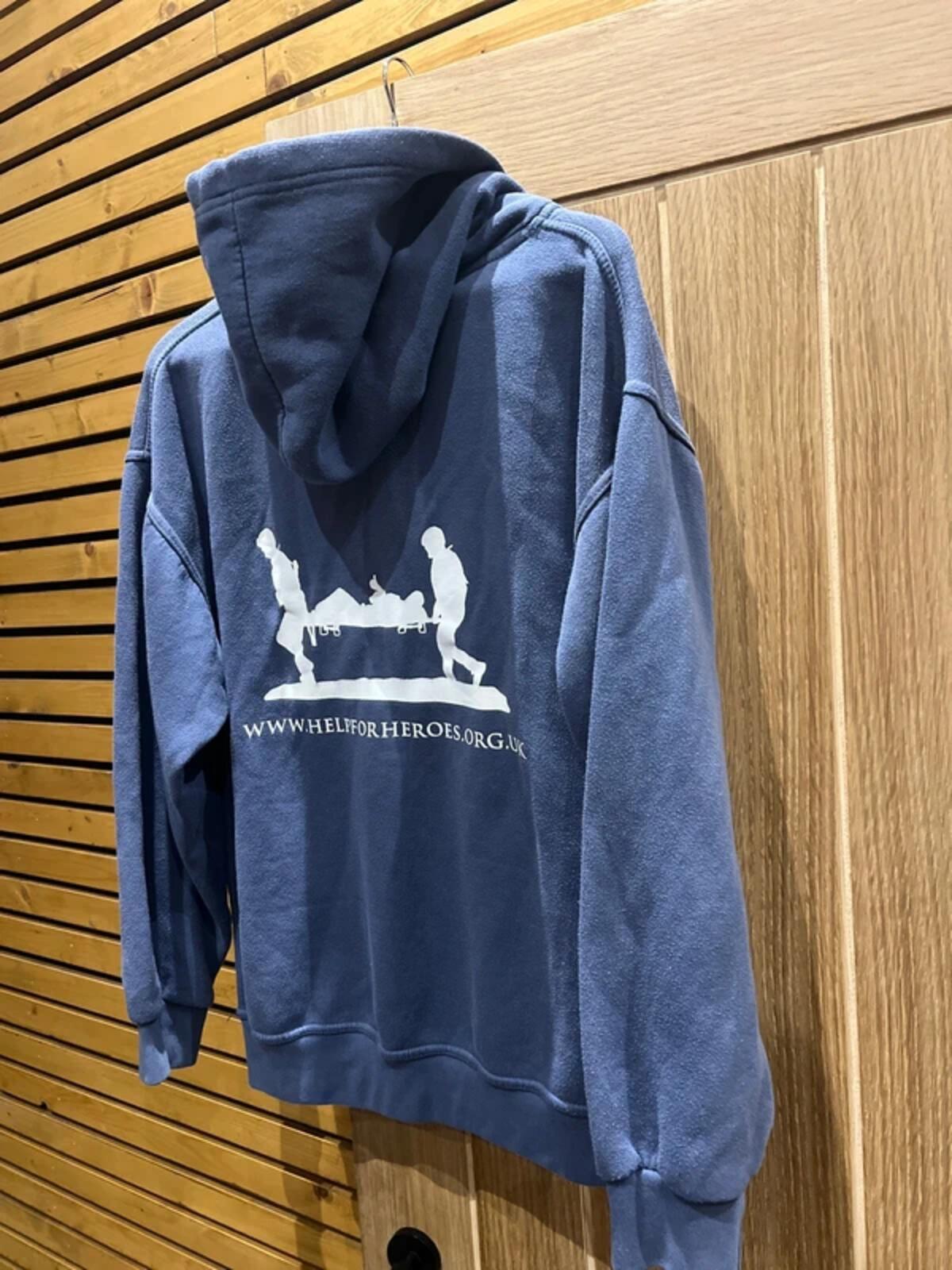 Help For Heroes Powder Blue Hoodie S