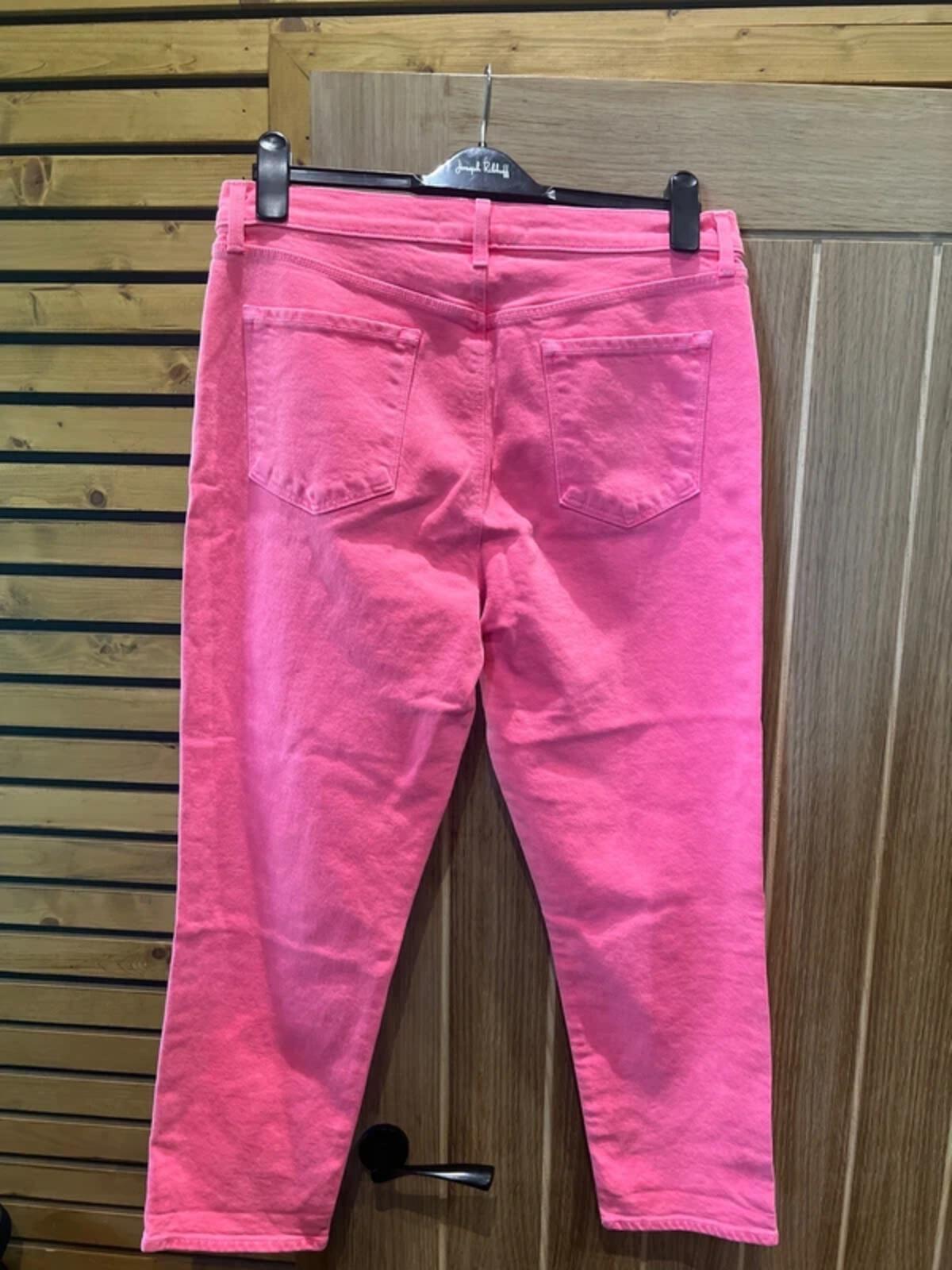 J Brand Designer Pink Straight Leg Denim Jeans EU32