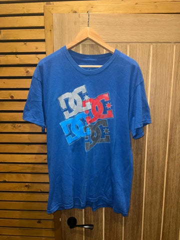 DC Shoes Vintage 2000’s Blue Graphic T-Shirt L