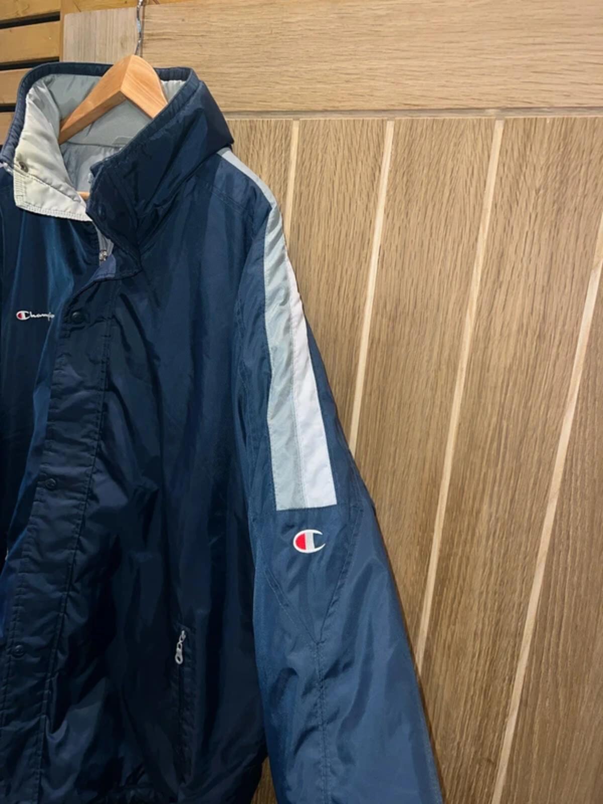 Vintage 1990's Champion Navy Long Sports Jacket XL
