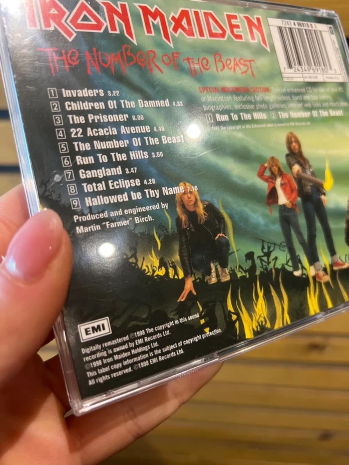 Iron Maiden The Number of The Beast Vintage 1998 CD