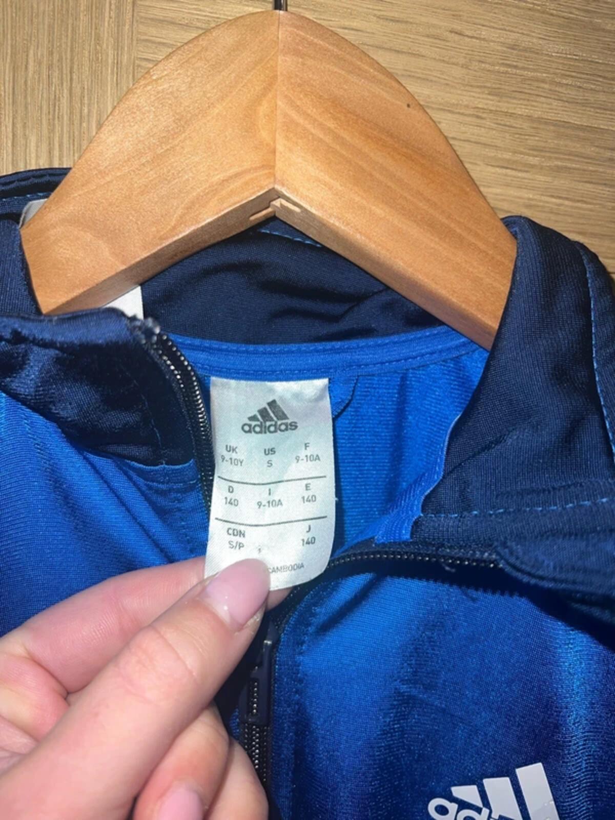 Adidas Vintage 2016 Blue Tracksuit Jacket 9-10Y