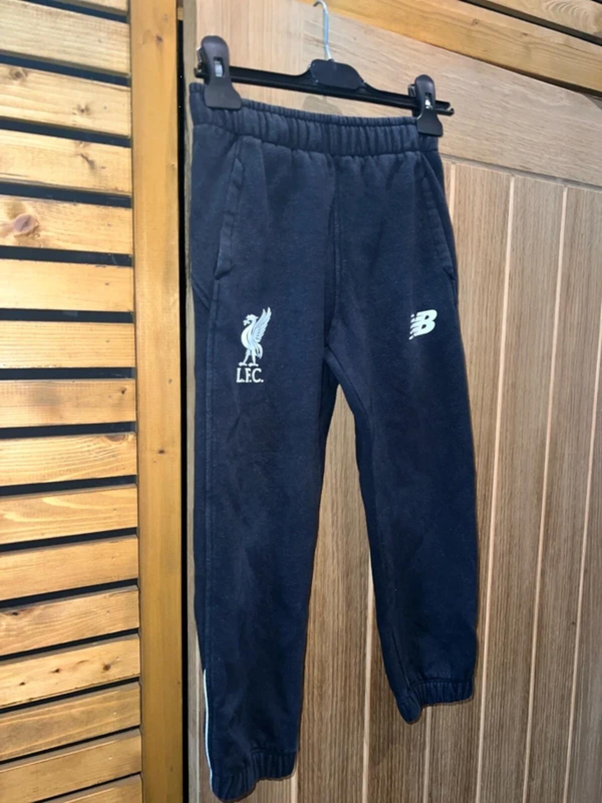 Liverpool FC New Balance Black Joggers 7Y