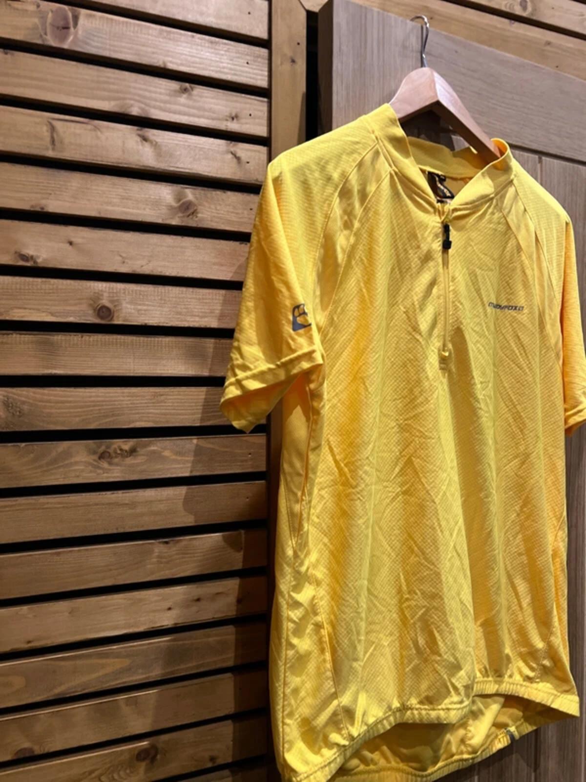 Muddyfox Cycling Yellow 1/4 Zip Top XL