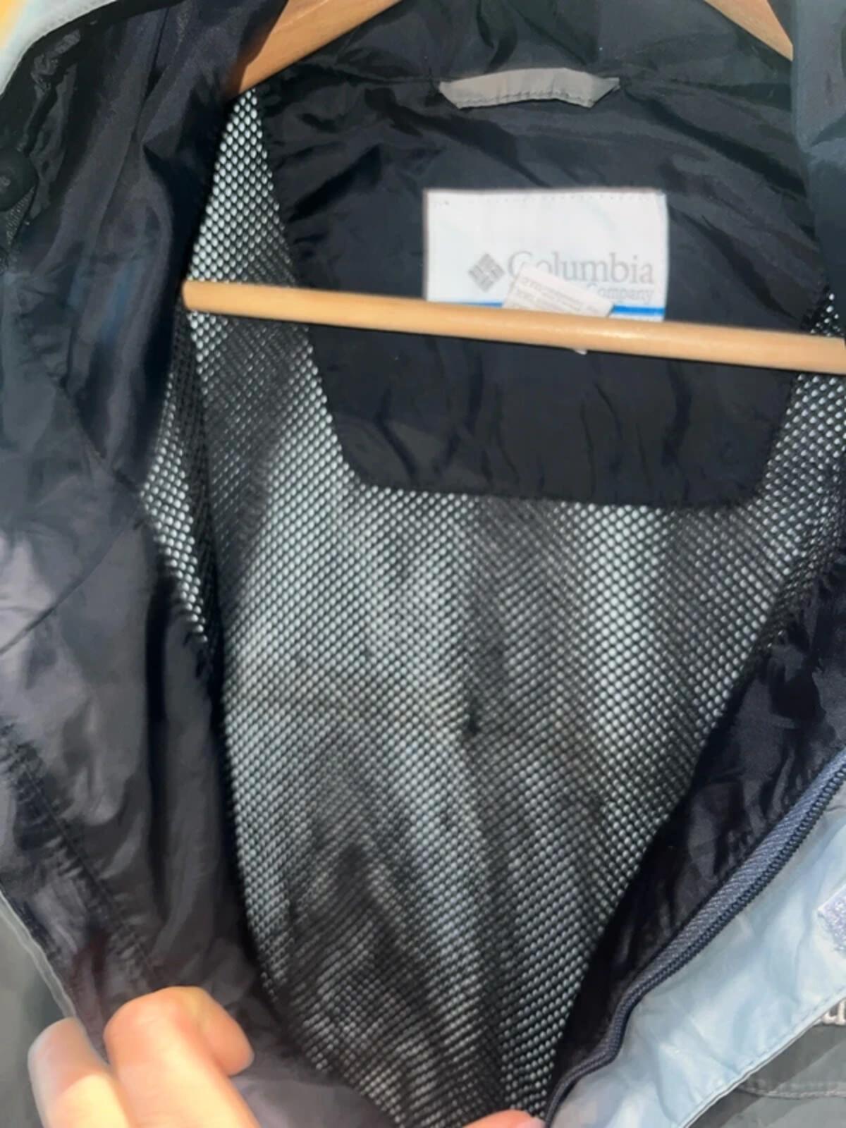 Columbia Omni Tech Waterproof Grey Raincoat XXL