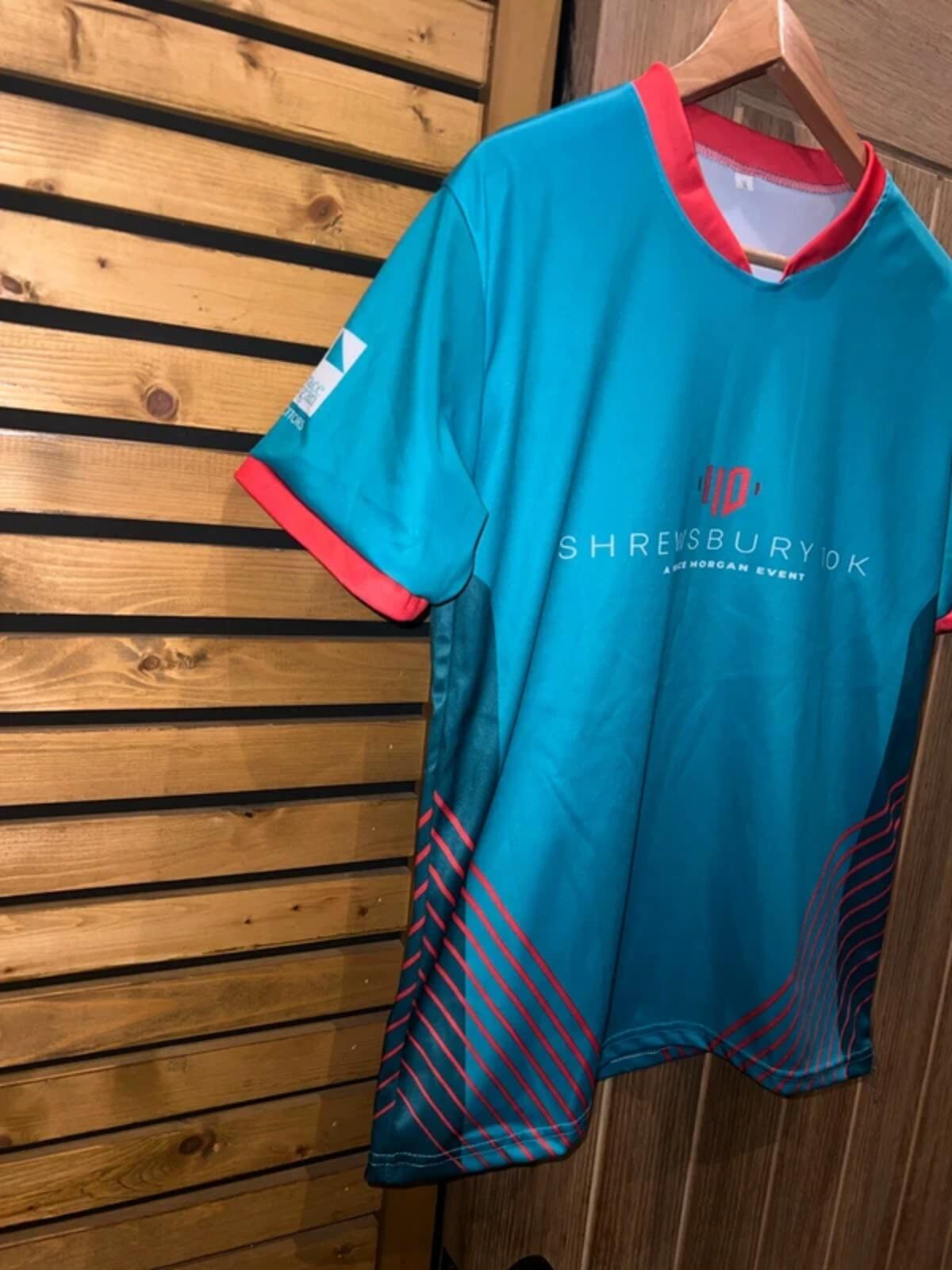 Shrewsbury 10K Race Sponsor Running T-Shirt M