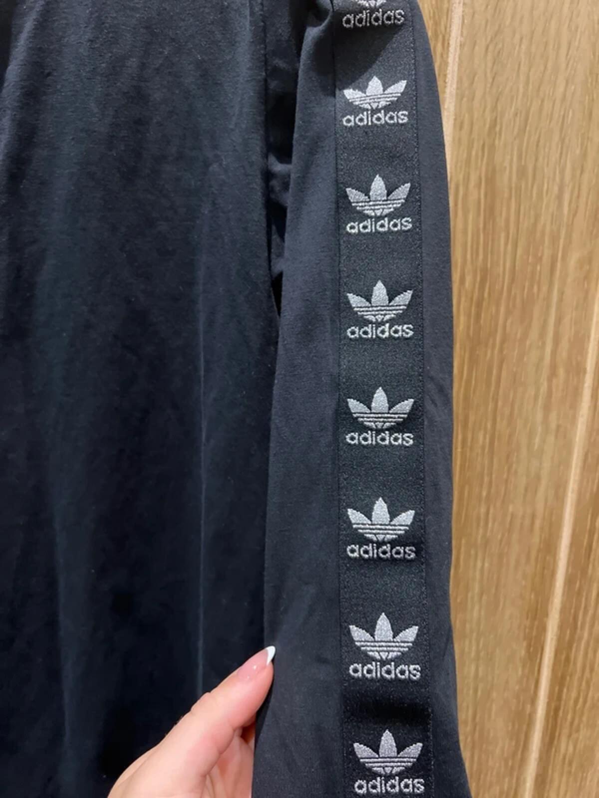Adidas Originals Trefoil Black Long Sleeve Top 10