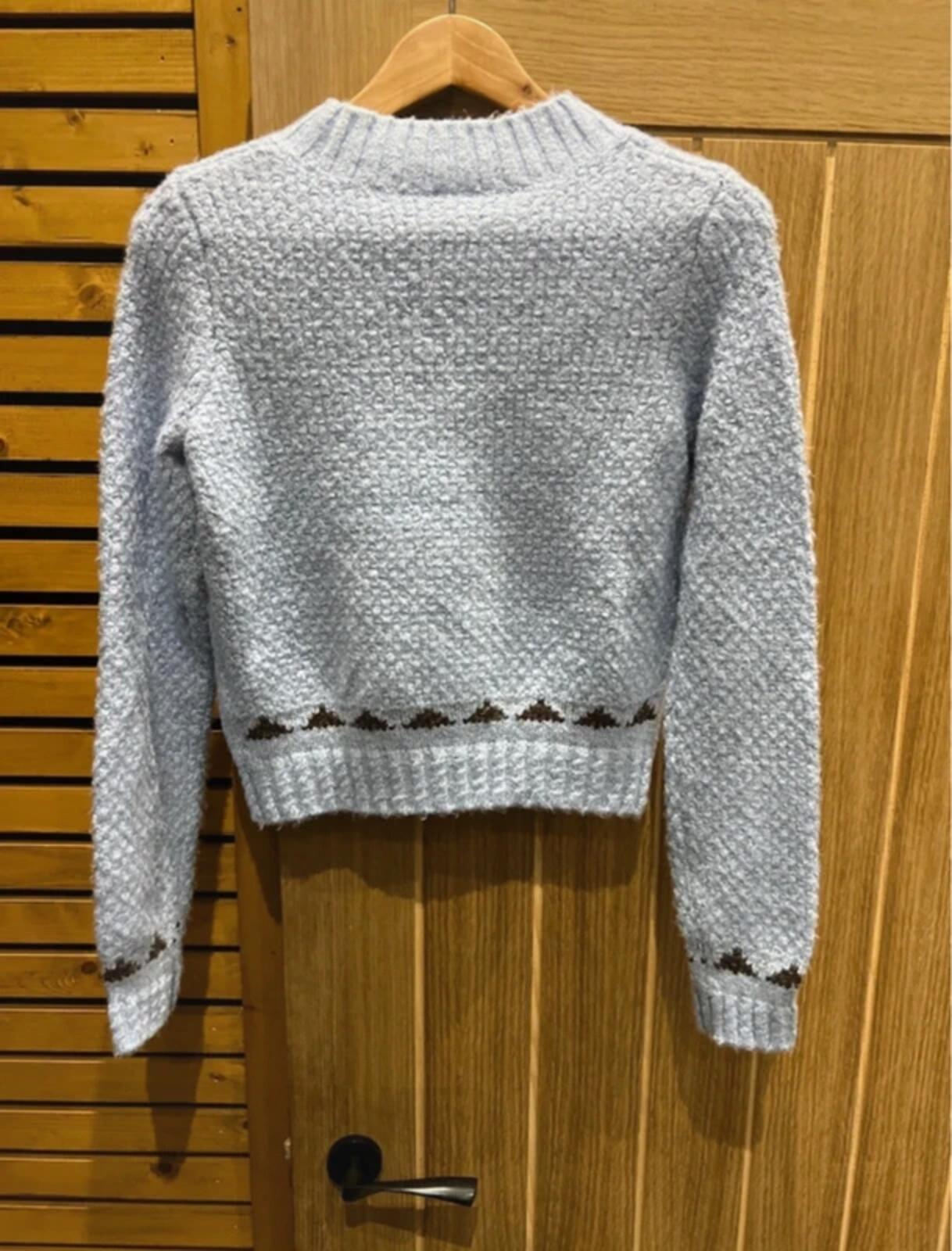 Free People Precious Pets Kitten Knit Jumper XS NEW